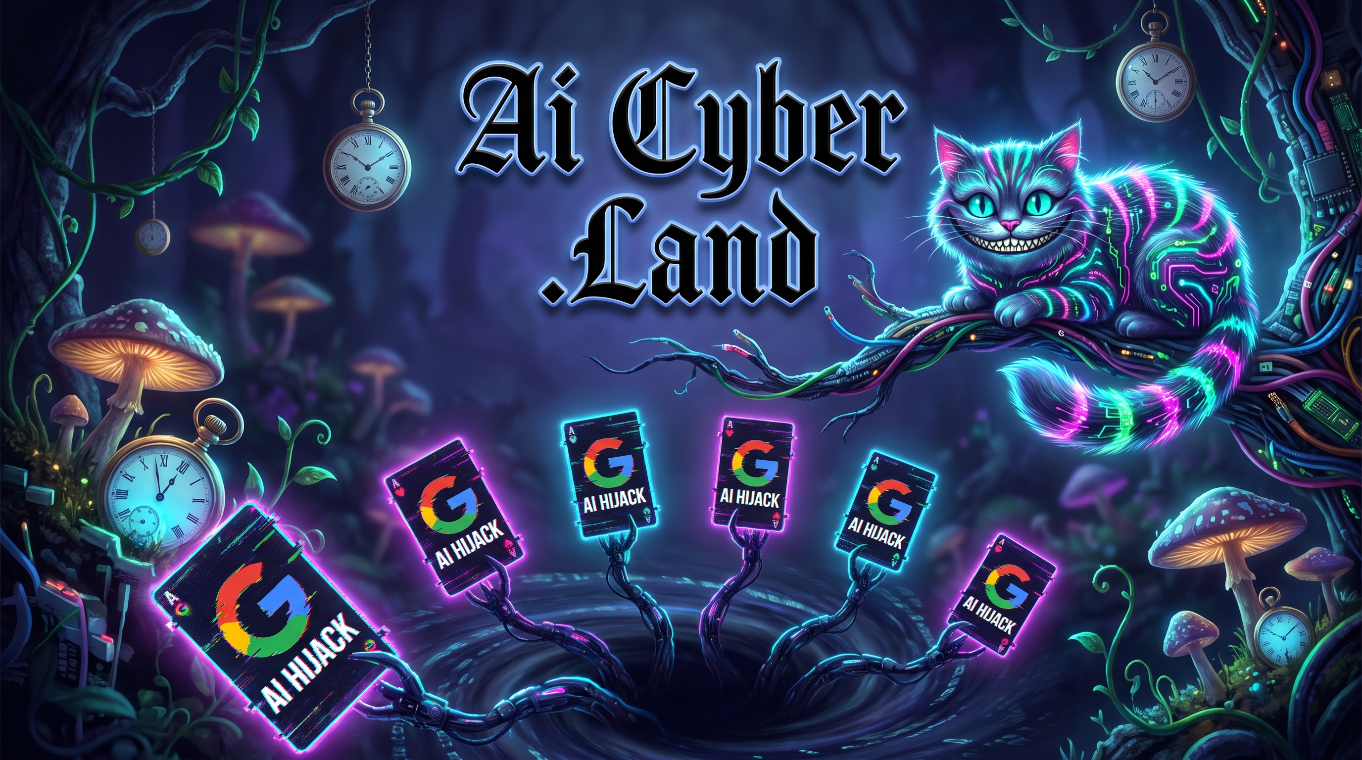 Episode card for AiCyber.Land #21 - Google Reveals 6 Evil Ways to Hijack AI