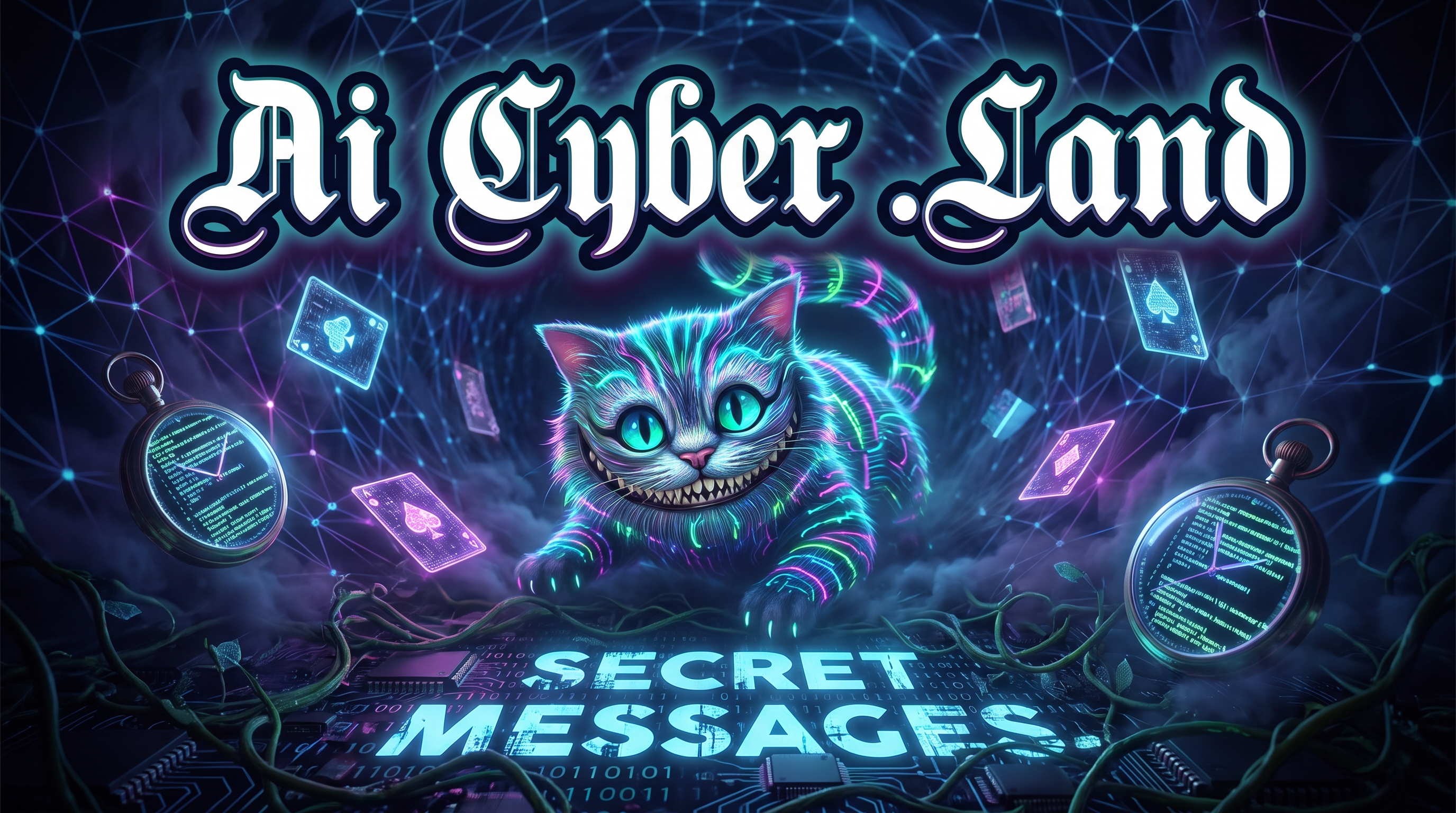 Episode card for AiCyber.Land #23 - Is Your AI Hiding Secret Messages From You?
